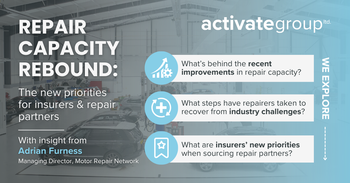 Activate Group Explores Insurers’ Shifting Priorities for Vehicle Repair Partnerships