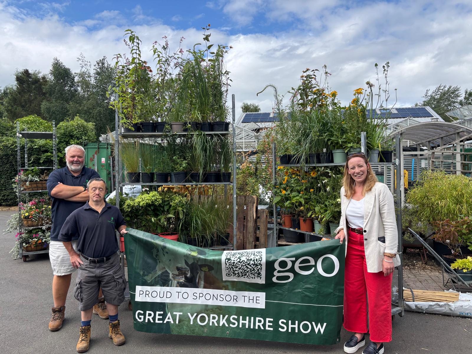 Flower Wall from Great Yorkshire Show 2025 is donated to local charity