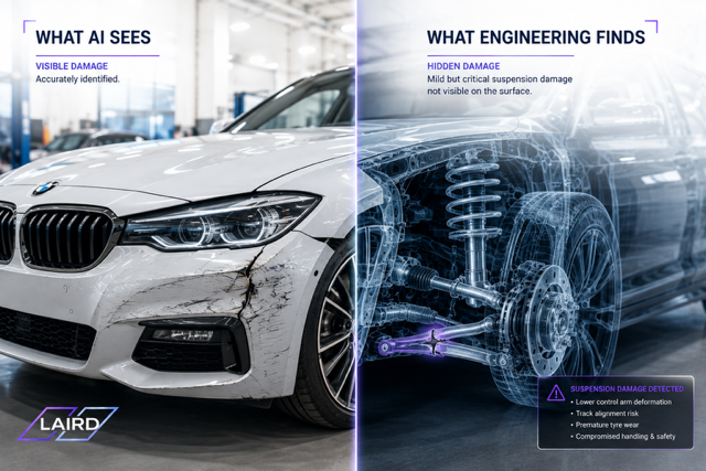 Visual AI risks missing the damage that matters in motor claims, warns Laird